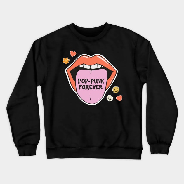 Pop-Punk Forever Crewneck Sweatshirt by cecececececelia